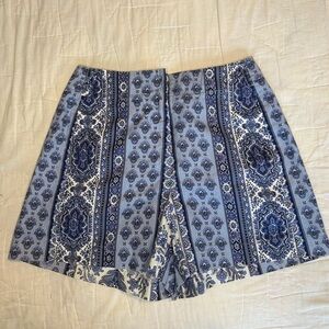 Barneys New York Blue and White Women's Shorts